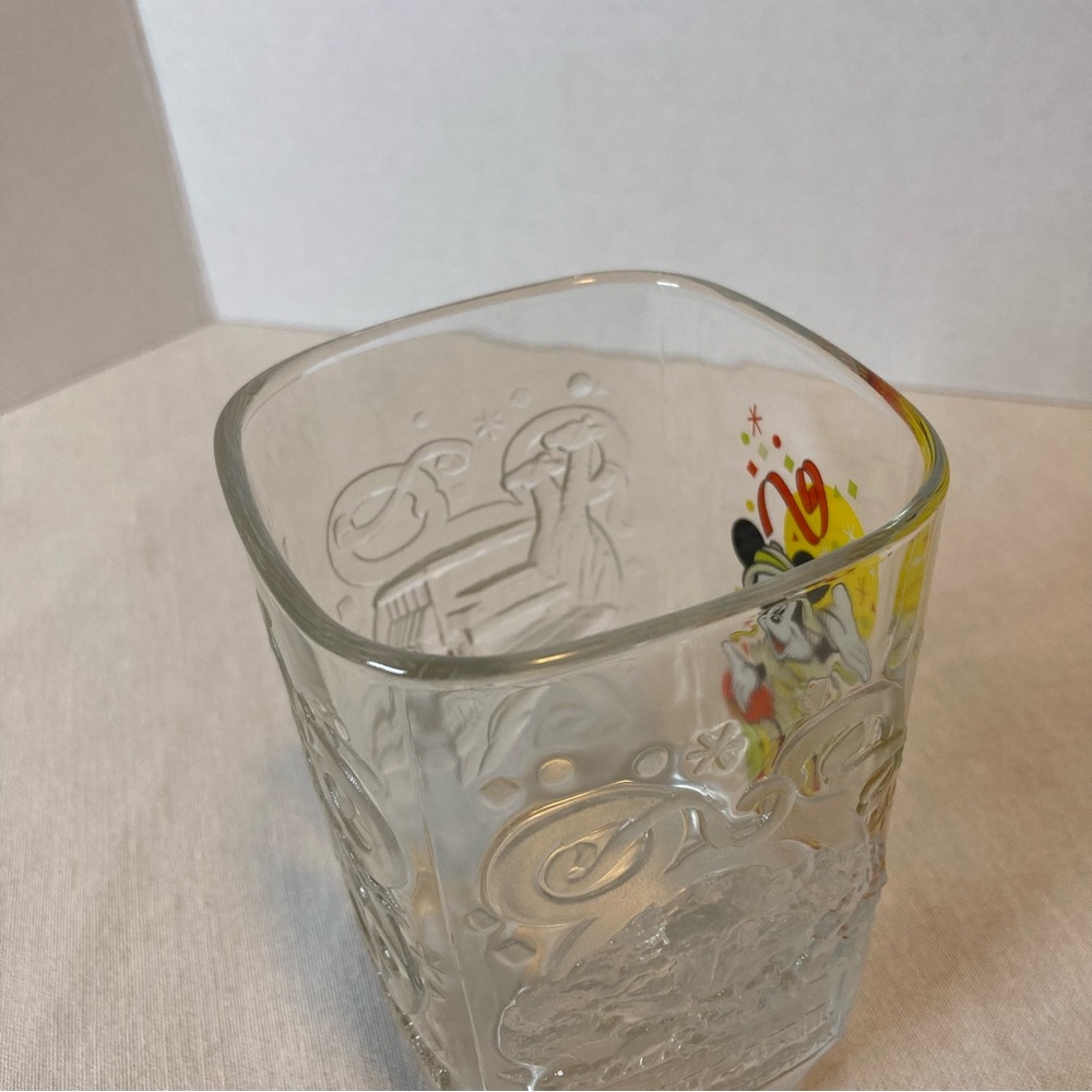 McDonald’s Disney Millennium 2000 Mickey Mouse Celebration Glass Tumbler - Picture 6 of 10